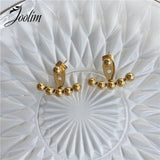 Minimalist Adjustable Pearl Hoop Earring