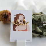 Minimalist Adjustable Pearl Hoop Earring