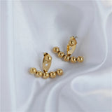 Minimalist Adjustable Pearl Hoop Earring