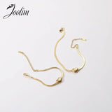Heart Snake Chain Bracelet Stainless Steel Gift Women