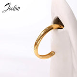 Waterproof Zirconia Pave Cuff Stainless Steel Bracelet