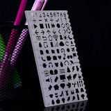 Bullet Journal Stencil Set, Stainless Steel Planner Stencils, 2017 Arrival