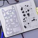 Bullet Journal Stencil Set, Stainless Steel Planner Stencils, 2017 Arrival
