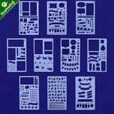 Journal Planner Stencils, Alphabet, Digital Mylar Stencils