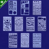 Journal Planner Stencils, Alphabet, Digital Mylar Stencils