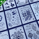 Christmas Banner Journal Stencils - 2017 Arrival
