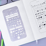 Stainless Steel Journal Planner Stencils, Bullet Journal Stencil, 2017 Arrival