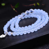 Crystal Bracelet Lucky Flower Pendant Multilayer Jewelry