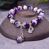 Natural Crystal Bracelet for Women - Dream Purple
