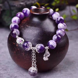 Natural Crystal Bracelet for Women - Dream Purple
