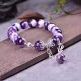 Natural Crystal Bracelet for Women - Dream Purple