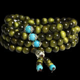 Ebony Beads Bracelet 108 Prayer Beads Wooden Bracelet 6-8mm