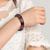 Fluorite Stone Bracelet Colorful Natural Stone Jewelry