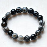 Eye Stone Bracelets 12mm Crystal Jewelry Women Men