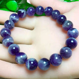Natural Fantasy Stone Bracelet 10-12mm Beads Bright Wristband for Men Women