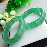 Natural Green Dongling Stone Bracelets Lucky for Men Women