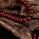 108 Beads Natural Sandalwood Bracelets Old Material Tibet Jewelry