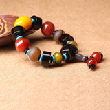 Natural Crystal Bracelet 15.5mm Beads Men Women Jewelry