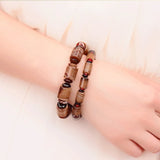 Sardonyx Crystal Bracelet Men Lucky Beads Jewelry