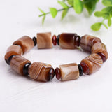 Sardonyx Crystal Bracelet Men Lucky Beads Jewelry