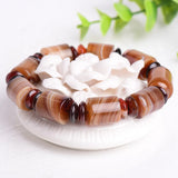 Sardonyx Crystal Bracelet Men Lucky Beads Jewelry