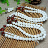 Tridacna Shell Bracelet 108 Buddha Beads Necklace Lucky Women Multilayer Jewelry
