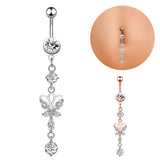 Joyagift Belly Button Rings Surgical Steel Navel Piercings Jewelry