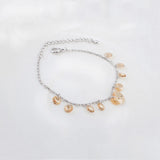 Bohemian Crystals from Austria Heart Charm Bracelets