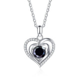 JoyceJelly Silver 925 Necklace Heart Pendant Romantic Gift