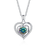 JoyceJelly Silver 925 Necklace Heart Pendant Romantic Gift
