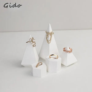 Geometry Jewelry Display Stand Ring Showing Rack Organizadores