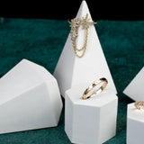 Geometry Jewelry Display Stand Ring Showing Rack Organizadores