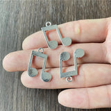 Ju Yuan 120pcs Music Note Charm Pendant for DIY Jewelry Making