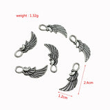 180pcs Angel Wings Pendant for Jewelry Making DIY Bracelet Necklace