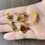 Ju Yuan 180pcs Non-Pierced Ear Clip Earrings for DIY Jewelry Making