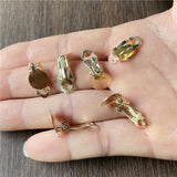 Ju Yuan 180pcs Non-Pierced Ear Clip Earrings for DIY Jewelry Making