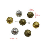 Ju Yuan 60pcs Alloy 3 Cloud Pattern Spacer Beads DIY Bracelet Necklace Jewelry