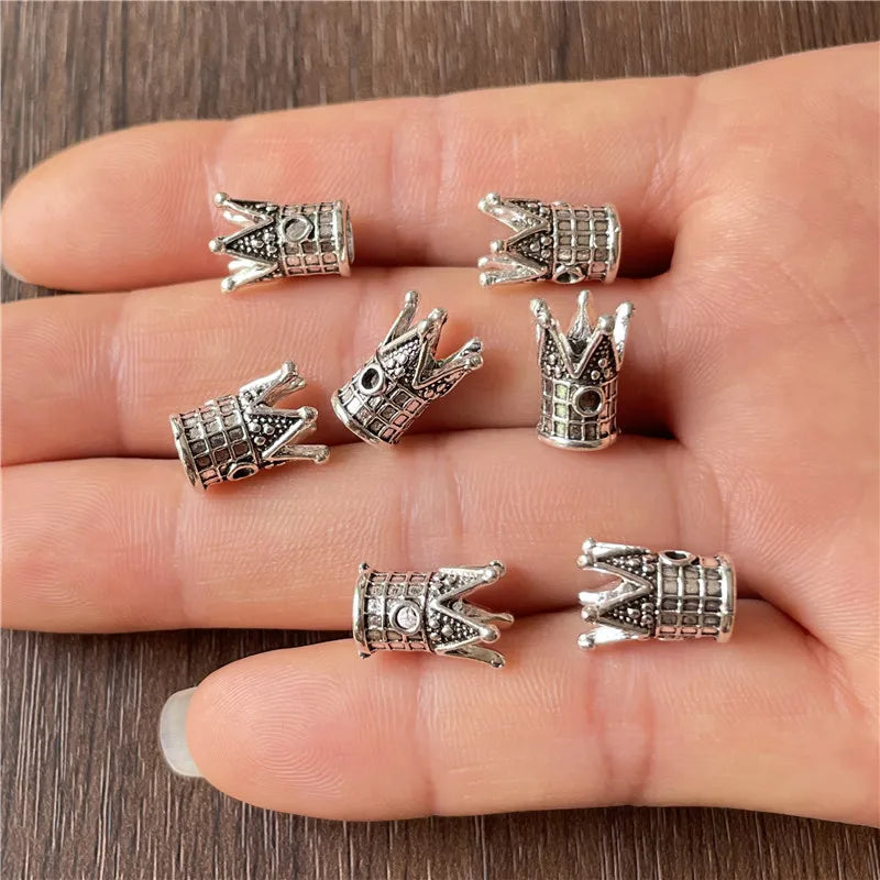 Ju Yuan 90pcs Crown Alloy Connection for DIY Jewelry Making