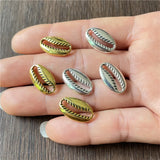 Ju Yuan 90pcs Alloy Shell Pendant for DIY Bracelets Necklaces