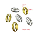 Ju Yuan 90pcs Alloy Shell Pendant for DIY Bracelets Necklaces