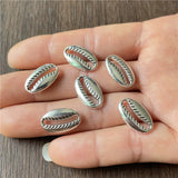 Ju Yuan 90pcs Alloy Shell Pendant for DIY Bracelets Necklaces