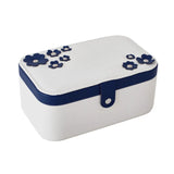European PU Leather Jewelry Boxes Princess Portable Storage Box Large Capacity