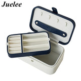 European PU Leather Jewelry Boxes Princess Portable Storage Box Large Capacity
