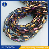 JuleeCrystal Multicolor Glass Bicone Beads for Bracelet