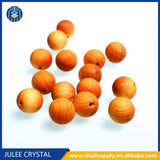 8mm JuleeCrystal Natural Wood Beads