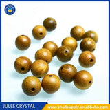 8mm JuleeCrystal Natural Wood Beads