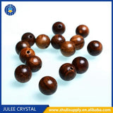 8mm JuleeCrystal Natural Wood Beads