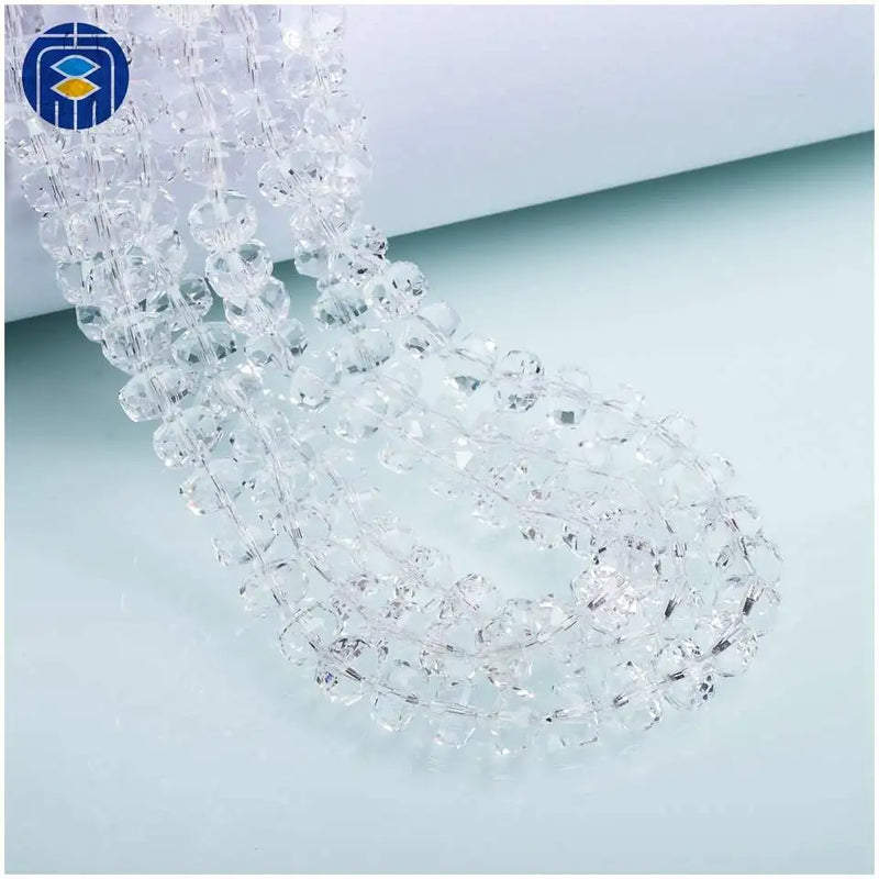 10mm Crystal Beads 25Pcs Faceted Glass Spacer Loose Beads