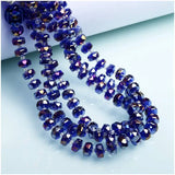 10mm Crystal Beads 25Pcs Faceted Glass Spacer Loose Beads
