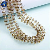 10mm Crystal Beads 25Pcs Faceted Glass Spacer Loose Beads